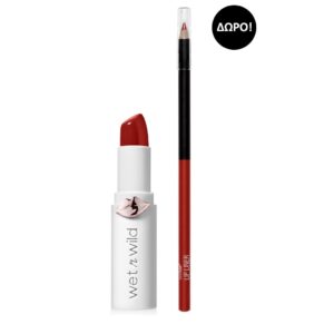 ΠΡΟΣΦΟΡΑ Mega Last Lipstick + Color Icon Lipliner Pencil - Fire Fighting & Berry Red Nr. 1435EK