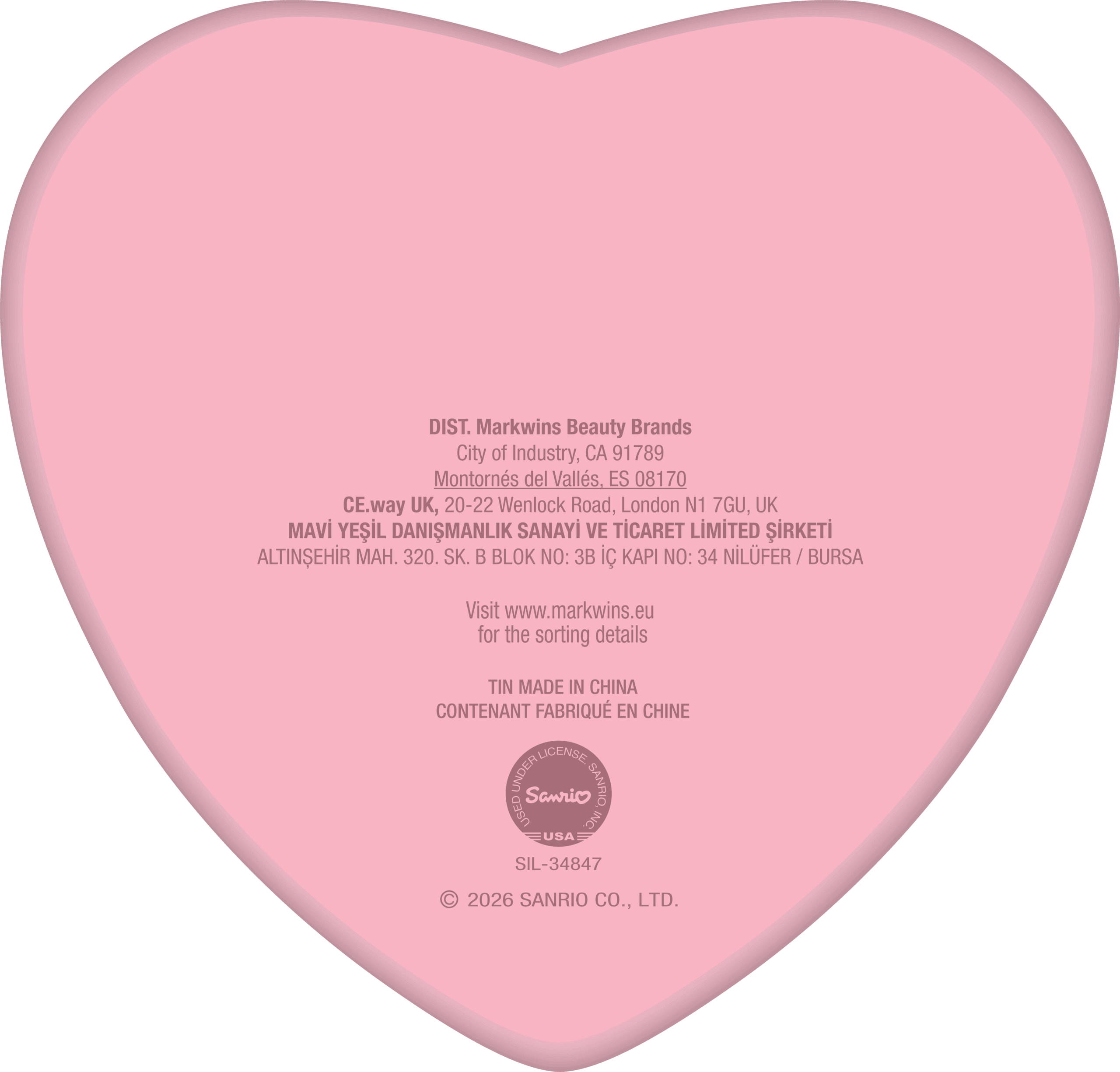 Lip Smacker - Hello Kitty Heart Tin - Image 3