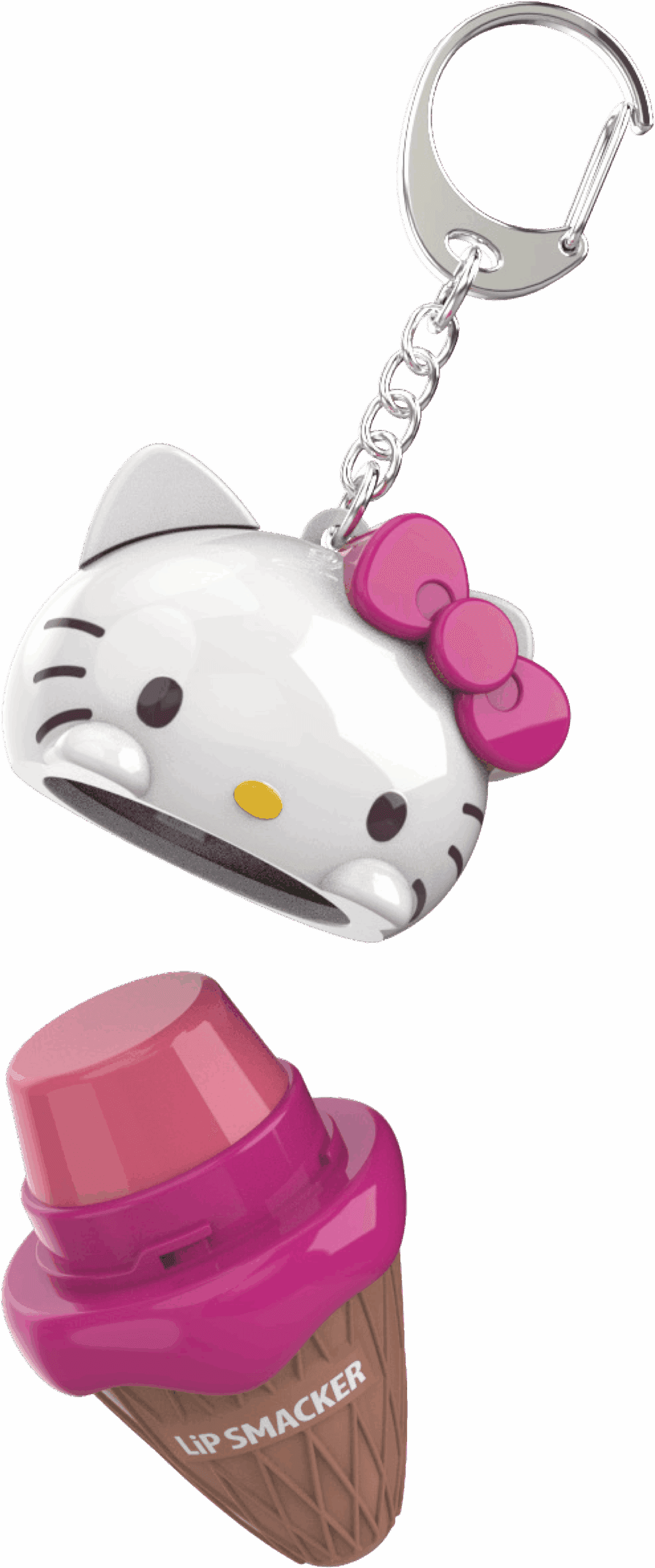 Lip Smacker - Hello Kitty Ice Cream cone balm with keychain- Candy Wonderland - Image 3