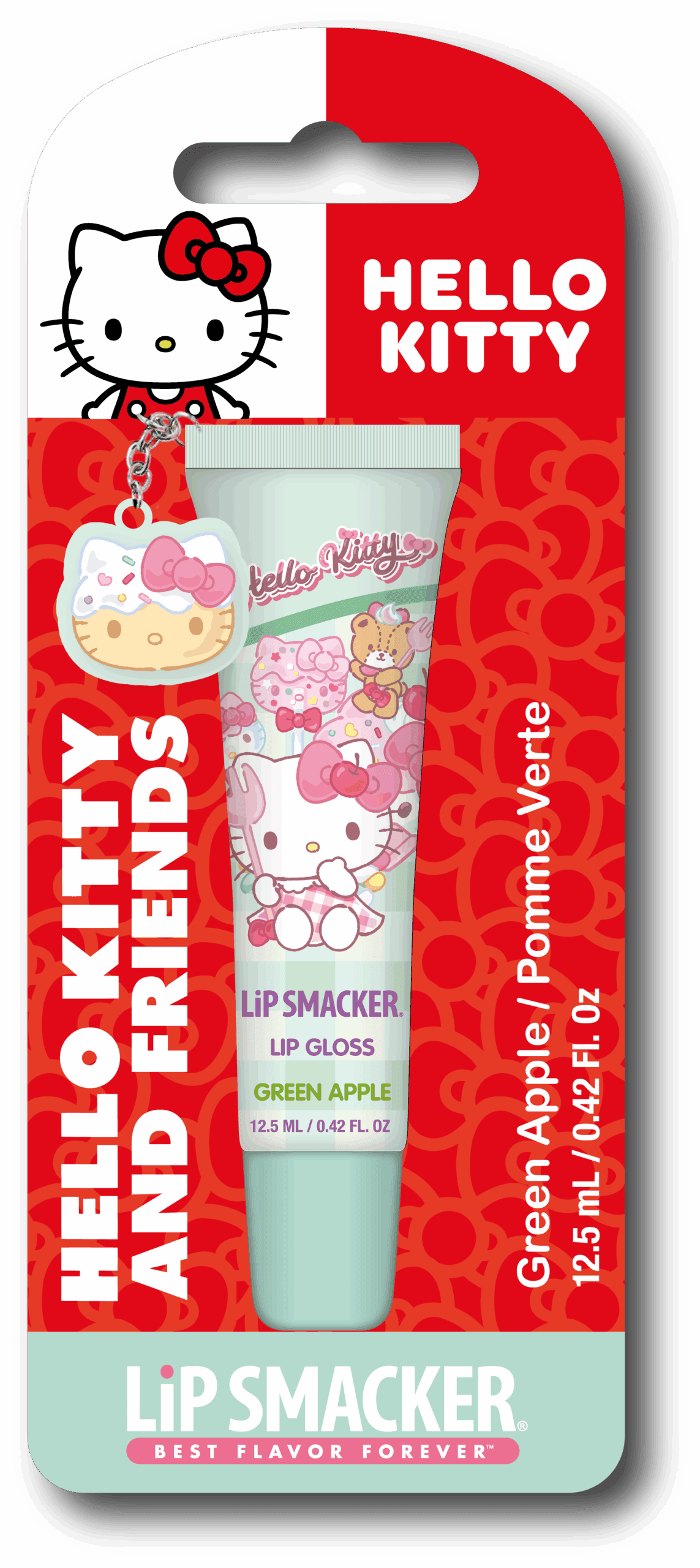Lip Smacker - Hello Kitty Lip Gloss Balm with charm - Green Apple