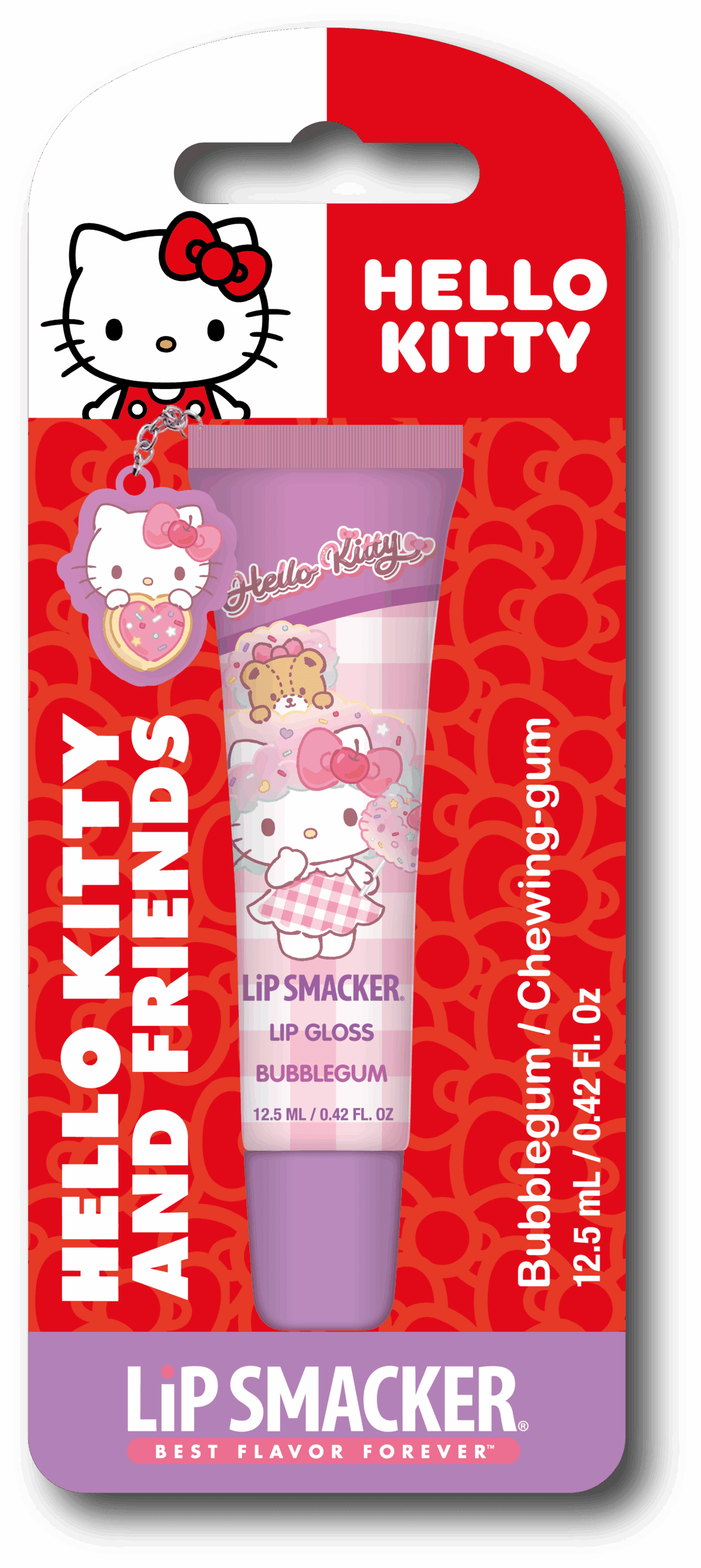 Lip Smacker - Hello Kitty Lip Gloss Balm with charm - Bubblegum