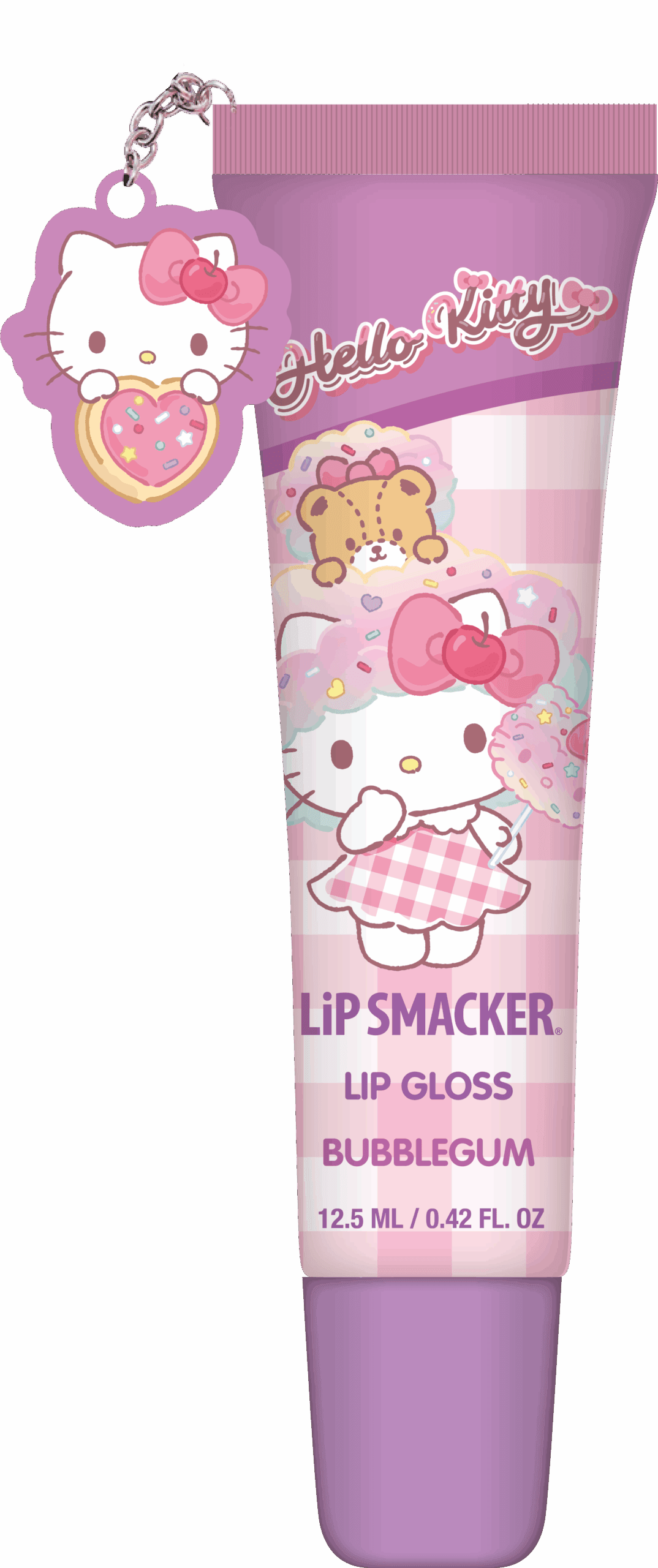 Lip Smacker - Hello Kitty Lip Gloss Balm with charm - Bubblegum - Image 2