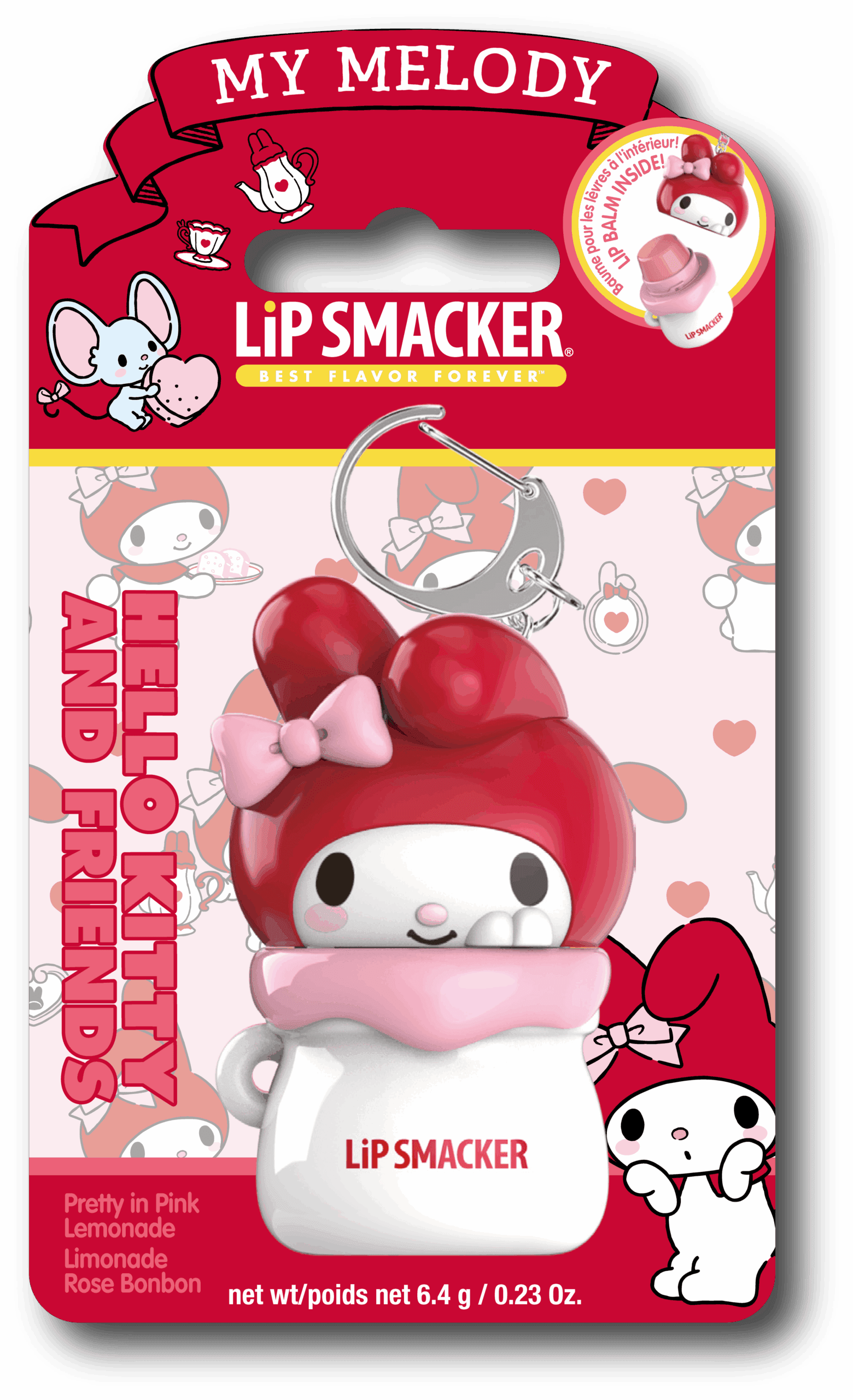 Lip Smacker - My Melody Cup Lip Balm with keychain